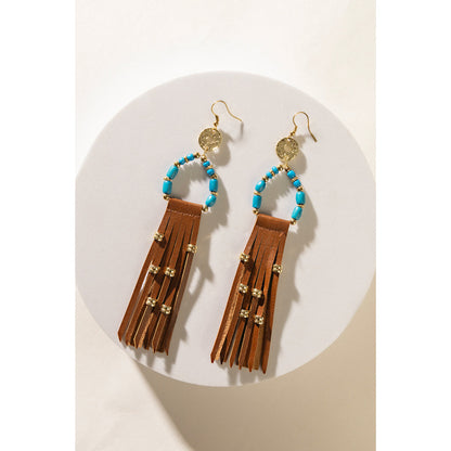 Midnight's Mystery Earrings In Brown