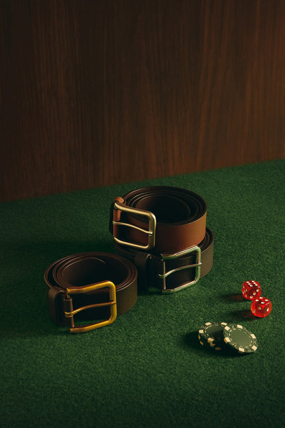 Wolfe Trail Men's Belt In Black