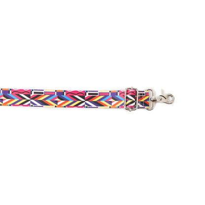 Geometric Vista Accessory Strap In Pink