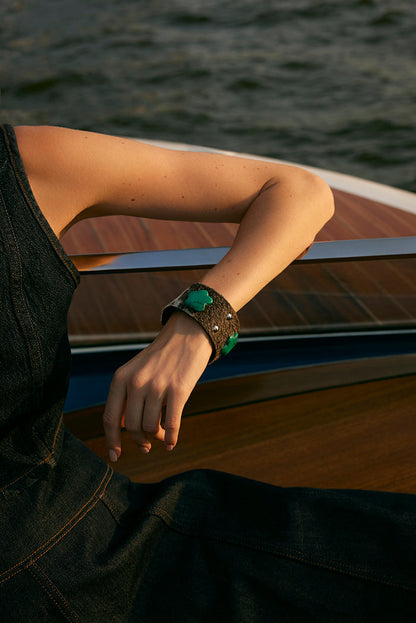 Cloud Crossing Cuff Bracelet