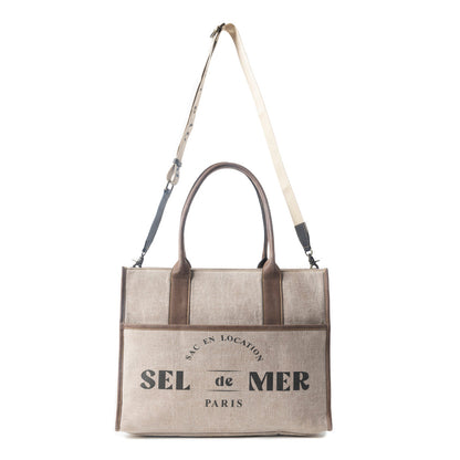 Sel de Mer Tote Bag in Old Mill White