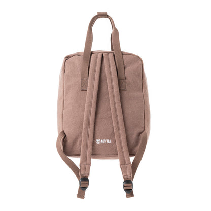 Pioneer Trek Canvas Backpack Bag in Brown