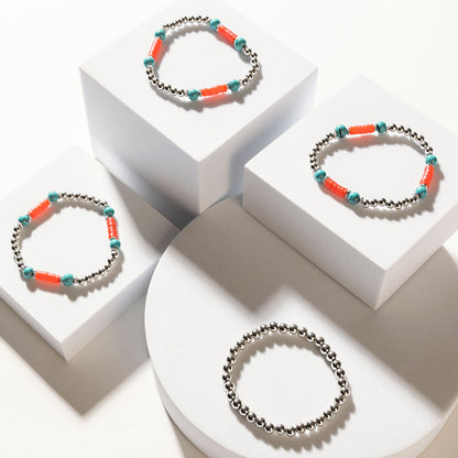 Red River Ritual Bracelet in Aqua Red