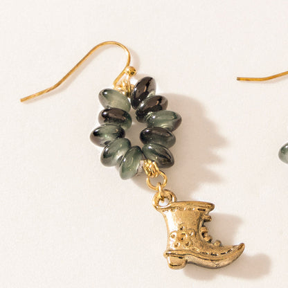 Myra Tiny Trouble Earrings in Midnight Onyx