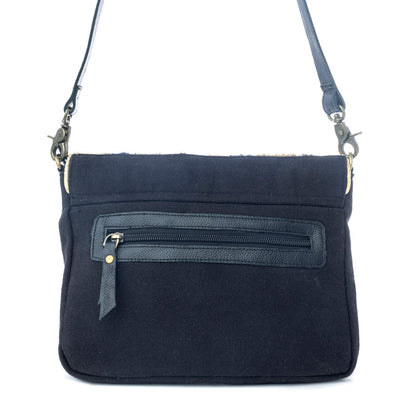Myra Velvet Ember Crossbody Bag in Golden Shadow