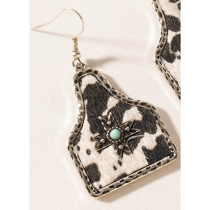 Myra Shadowflower Earrings In Lariat Speckle