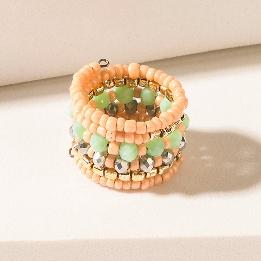Myra Dune Whisper Ring in Sunlit Yellow