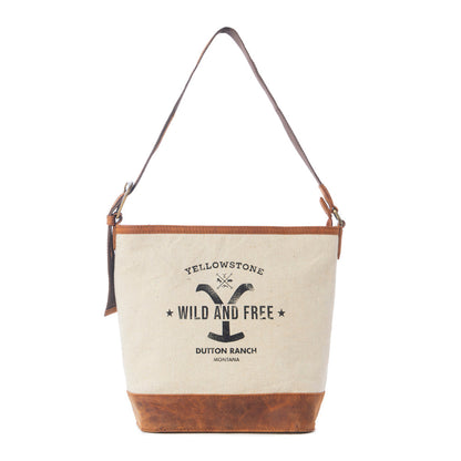 Yellowstone Ivory Dominion Shoulder Bag