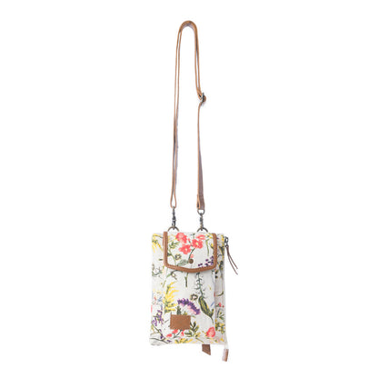 Myra FloralÃ©a Crossbody Bag with Phone Compartment in Orchid Glow
