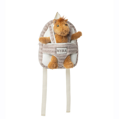 Myra WhinnyPal Kids' Backpack in Toffee Brown