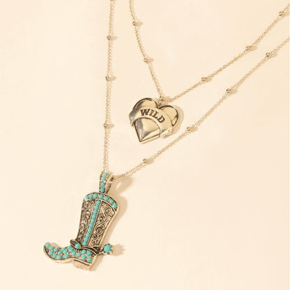 Myra Wild Star Stomping Necklace in Desert Turquoise