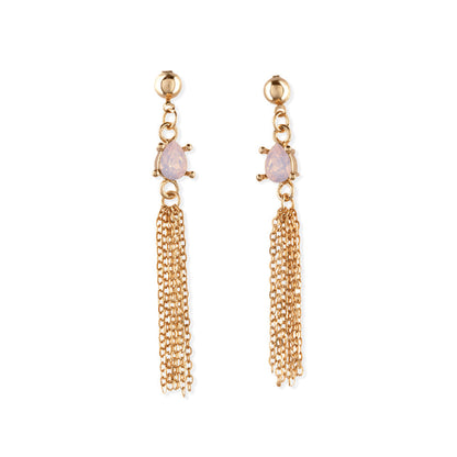Netted Fall Drop Earrings