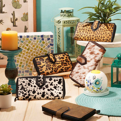 Gutsy Leopard Print Wallet