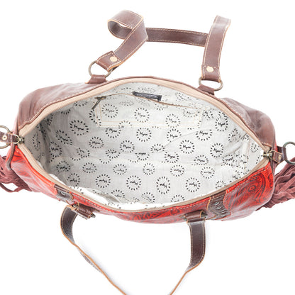 Candy Frills Leather & Hairon Bag