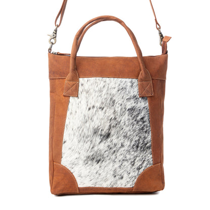 SPIN LEATHER & HAIRON BAG