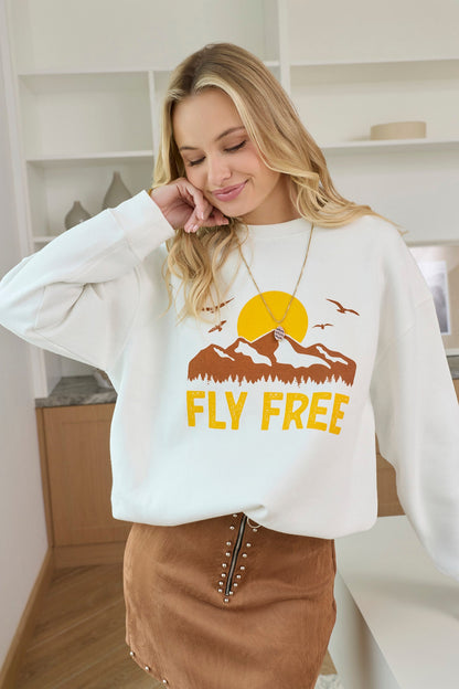 Fly Free Oversized Sweatshirt