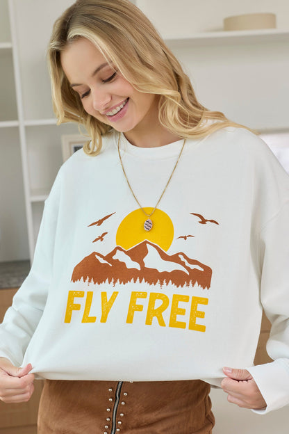 Fly Free Oversized Sweatshirt