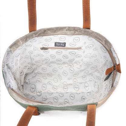 Boulangerie Floral Trim Tote Bag