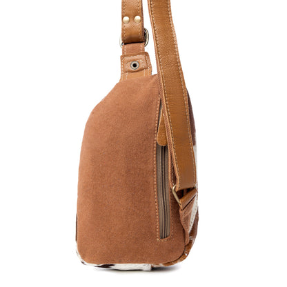 Robnette Ranch Fanny-Pack Bag In Caramel & White
