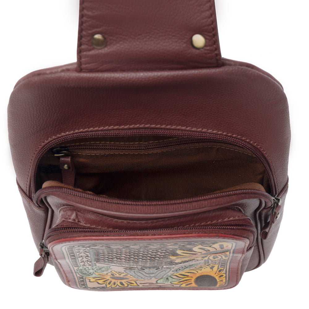 Sunflower Steer Sling Bag