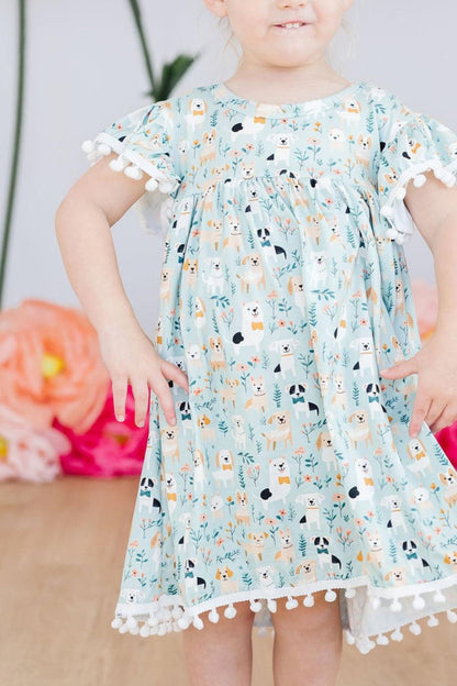 Furry Friends Pom Pom Dress