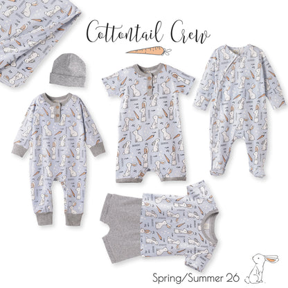 Cottontail Crew Bamboo Henley Easter Romper for Baby