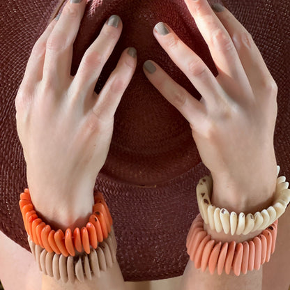 TRIBAL STATEMENT TAGUA NUT BRACELET