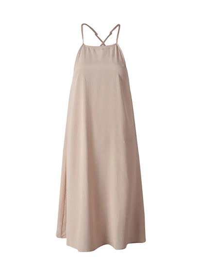 Wild Heart Feather Halter Maxi Dress