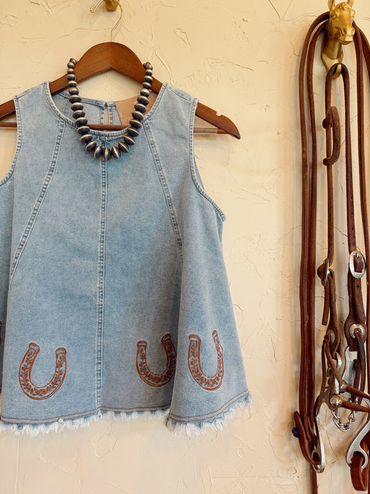 The Dennie Denim Top