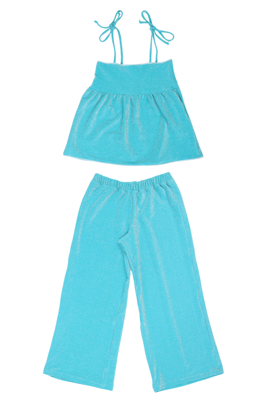 VERA SET LUREX SKY