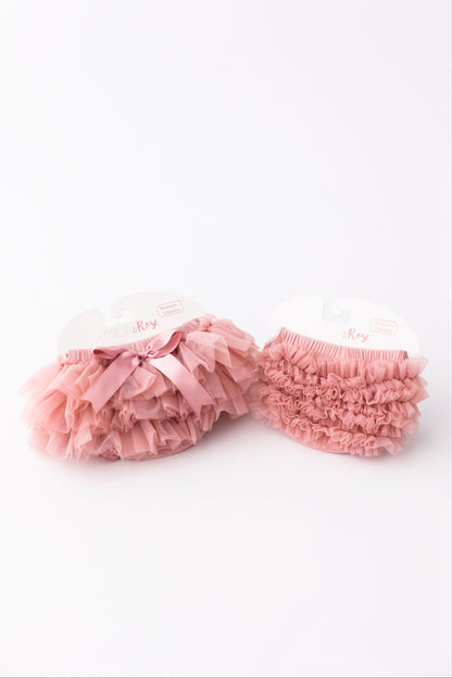 Vintage Pink Ruffle Bum Bloomer