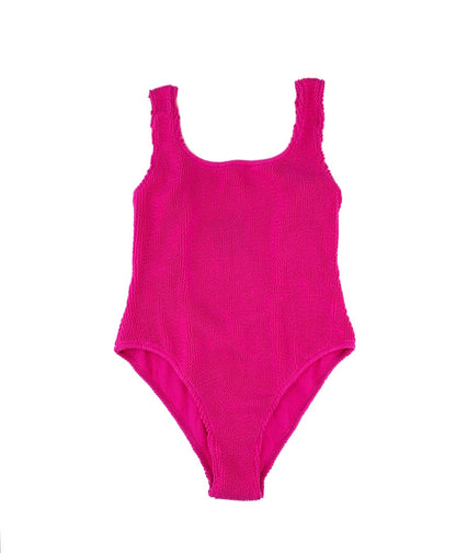 WOMAN BUBBLE PINK CRINKLE