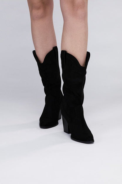 Akito Knee High Heel Boots - Rustic Jade Designs Co