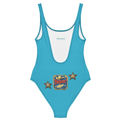 Baha Ranch Yeehaw Vintage Cowgirl One-Piece Swimsuit