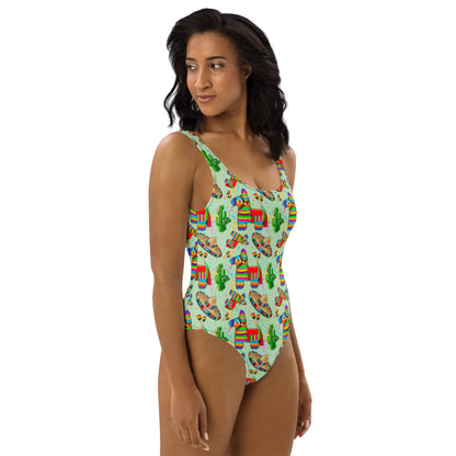Baha Ranch Yeehaw Cinco De Mayo One-Piece Swimsuit