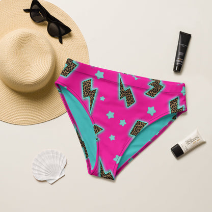Baha Ranch Yeehaw Leopard Lightning Bikini Bottom
