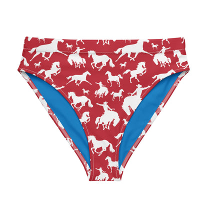 Baha Ranch Yeehaw Red Rodeo Cowboy Bikini Bottom