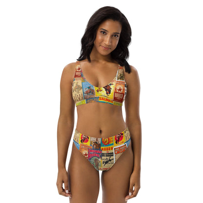 Baha Ranch Yeehaw Vintage Rodeo Poster Bikini