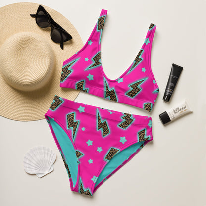 Baha Ranch Yeehaw Leopard Lightning Bikini