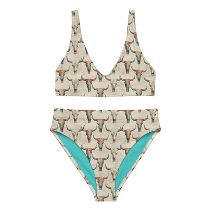 Baha Ranch Yeehaw Bullhead Skulls Bikini