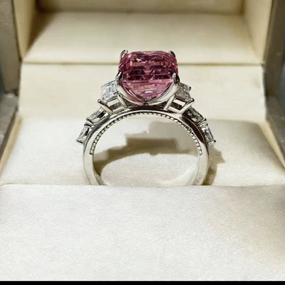 5 CARAT MOISSANITE .925 STERLING SILVER RING