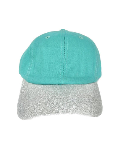 GIRL'S TURQUOISE HAT WITH SILVER BILL