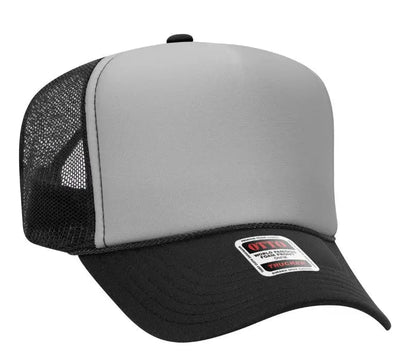It's River Time Neon Pink Design Adult Otto Foam Trucker Hat