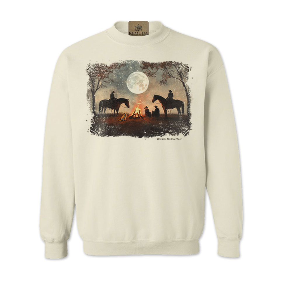 Bonfires & Broomtails - Western Adult Unisex Sweatshirt