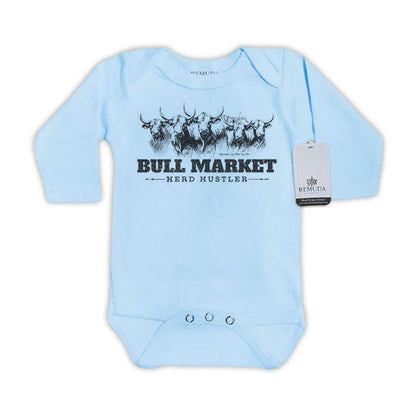 Bull Market Herd Hustler - Infant One Piece Western Romper