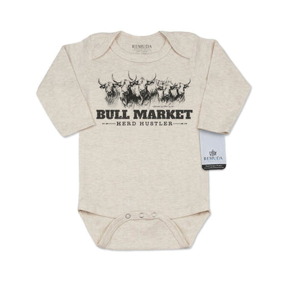 Bull Market Herd Hustler - Infant One Piece Western Romper
