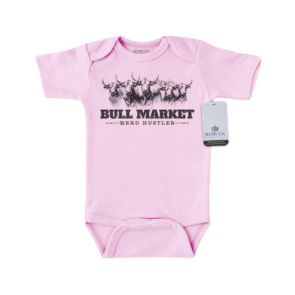 Bull Market Herd Hustler - Infant One Piece Western Romper