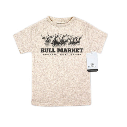 Bull Market Herd Hustler - Western Toddler Tee