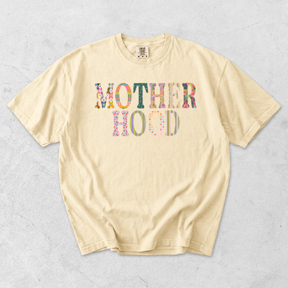 Motherhood Patchwork Graphic Tee
