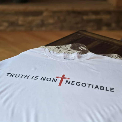 Truth Is Non Negotiable - Adult Unisex Western Tee T-Shirt - Sale Profits Go to Turning Point USA